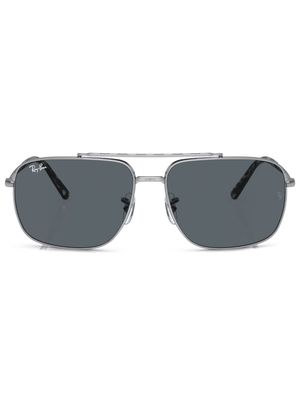 Ray-Ban tinted-lenses double-bridge sunglasses - Silver