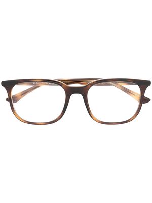 Ray-Ban tortoiseshell-effect square-frame glasses - Brown