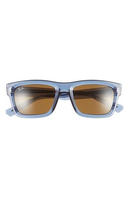 Ray-Ban Warren 54mm Rectangular Sunglasses in Transparent