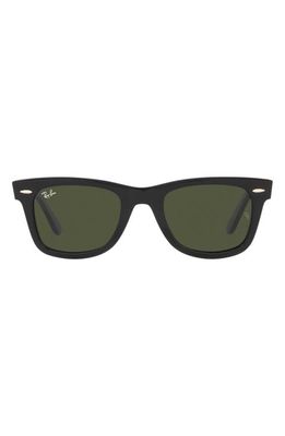 Ray-Ban Wayfarer 50mm Square Sunglasses in Dark Green