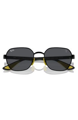 Ray-Ban x Scuderia Ferrari 54mm Chromance Irregular Sunglasses in Black