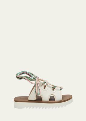 Ray Lace-Up Slide Sandals