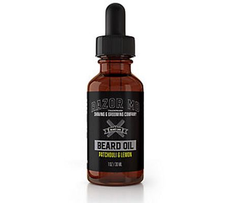 RAZOR MD Beard Oil - Patchouli & Lemon