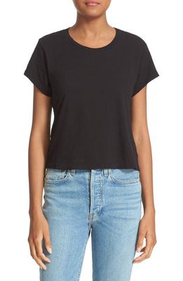 Re/Done 1950s Boxy Tee in Washed Black