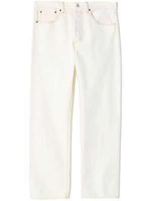 RE/DONE 50s Straight-leg jeans - White