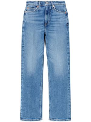 RE/DONE 70s cropped boot jeans - Blue