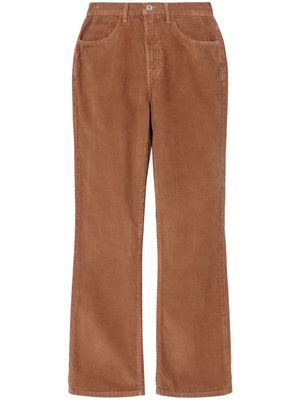 RE/DONE 70s flared corduroy trousers - Brown