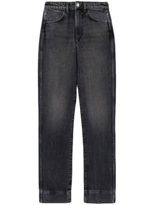 RE/DONE 70s high-waisted straight-leg jeans - Black