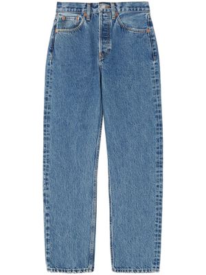 RE/DONE 70s Stove Pipe high-rise jeans - Blue
