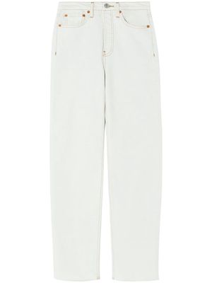 RE/DONE 70s Stove Pipe high-rise jeans - White