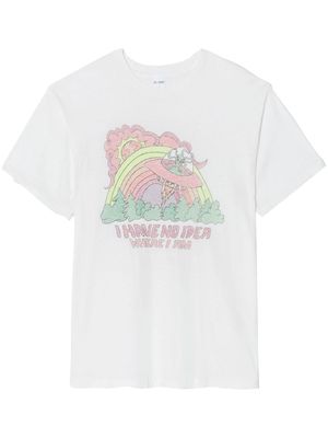 RE/DONE 90s graphic-print T-shirt - White