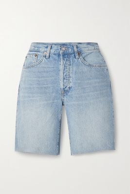 RE/DONE - 90s Organic Denim Shorts - Blue