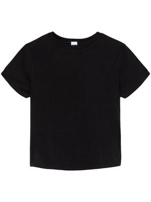 RE/DONE basic short-sleeved T-shirt - Black
