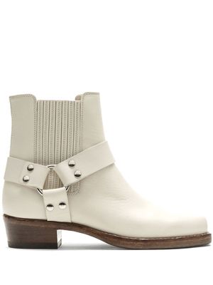 RE/DONE Cavalry ankle boots - White