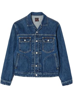 RE/DONE Classic flap-pocket denim jacket - Blue