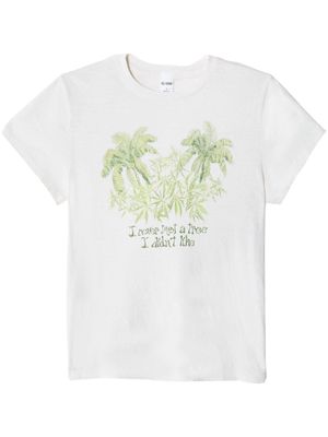 RE/DONE Classic Tree-print T-shirt - White