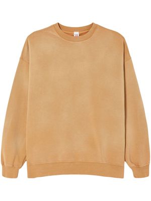 RE/DONE crew-neck cotton sweatshirt - Brown