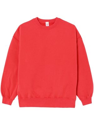 RE/DONE crew-neck organic cotton sweatshirt - Red