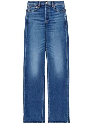 RE/DONE high-rise loose-cut jeans - Blue