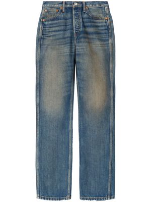 RE/DONE High Rise Loose faded jeans - Blue