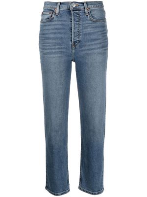 RE/DONE light-wash straight-leg jeans - Blue