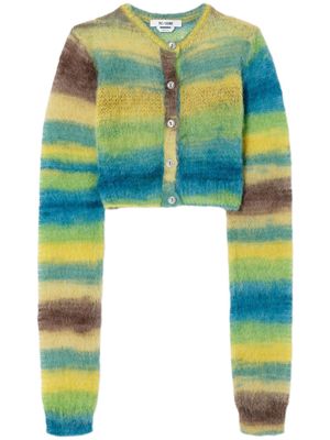 RE/DONE marl-knit cropped cardigan - Multicolour