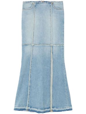 RE/DONE mermaid denim skirt - Blue