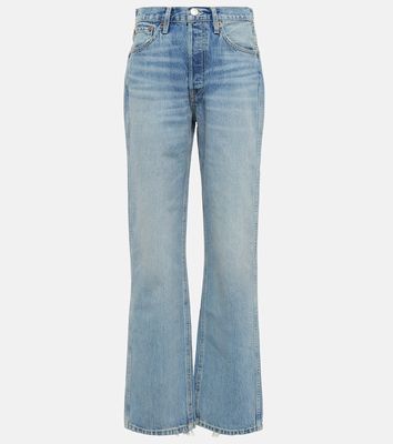 Re/Done Mid-rise straight-leg jeans