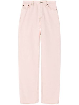 RE/DONE mid-rise wide-leg jeans - Pink