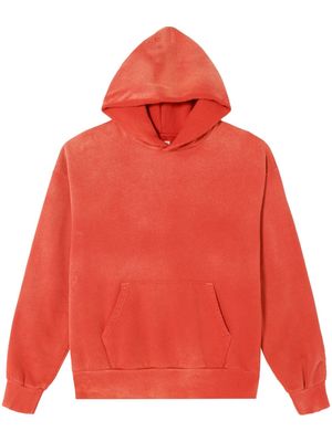 RE/DONE Modern long-sleeve cotton hoodie - Red