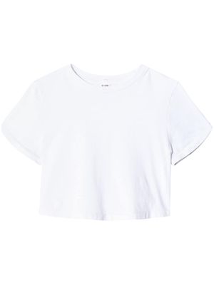 RE/DONE short-sleeve cropped T-shirt - White