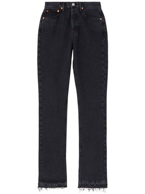 RE/DONE skinny-cut boot trousers - Black