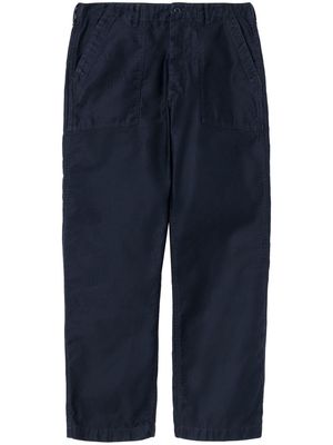RE/DONE straight-leg utility trousers - Blue