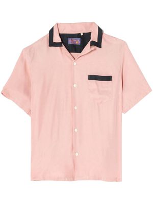 RE/DONE Striker Bowling short-sleeve shirt - Pink