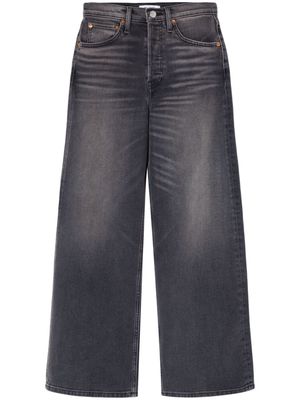 RE/DONE wide-leg cotton jeans - Black