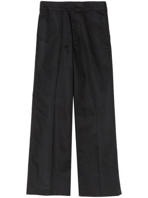 RE/DONE wide leg low-rise trousers - Black