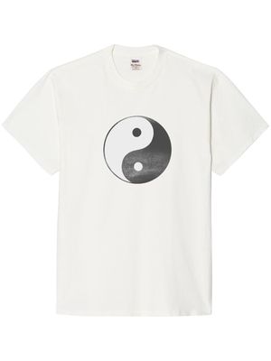 RE/DONE Ying Yang-print cotton T-shirt - White