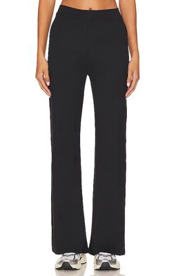 RE ONA Signature Wide Leg Modal Pant in Black