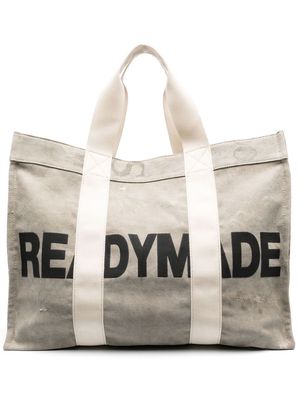 Readymade logo-print tote bag - Neutrals