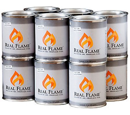 Real Flame Gel Fuel 13-oz Cans, Set of 12