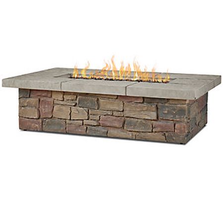 Real Flame Sedona 52" Rectangular Fire Table w/ NG Conversion