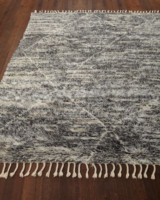 Reanna Hand-Knotted Shag Rug, 6' x 8'