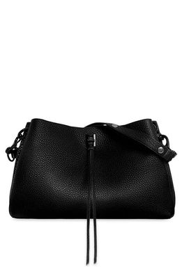 Rebecca Minkoff Darren East/West Leather Shoulder Bag in Black