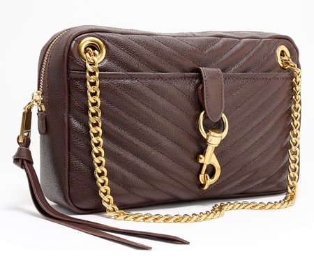 Rebecca Minkoff Edie Zip Leather Shoulder Bag