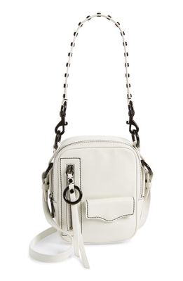 Rebecca Minkoff Jett Leather Crossbody Bag in Plaster