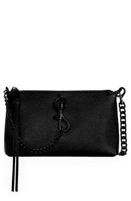 Rebecca Minkoff Megan Leather Crossbody Bag in Black