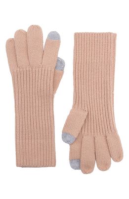 Rebecca Minkoff Milano Knit Gloves in Dusty Pink