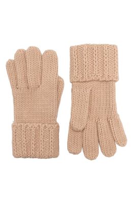 Rebecca Minkoff Ribbed Cuff Gloves in Dusty Pink