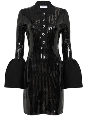 Rebecca Vallance Adele sequinned minidress - Black