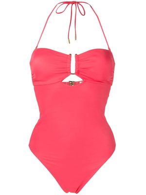 Rebecca Vallance Alegria hoop-detail swimsuit - Pink